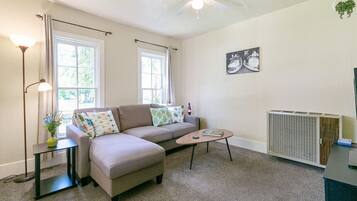 TV, fireplace, video games