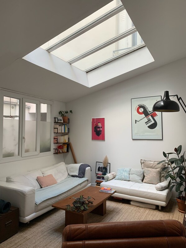 Smart TV, DVD player, books, video library - Town house, loft style, center of Paris (Paris)