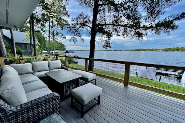 What a view from our fantastic, huge wraparound deck!