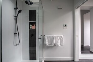 Hair dryer, soap, shampoo - Two Worlds Townhouse (Launceston)
