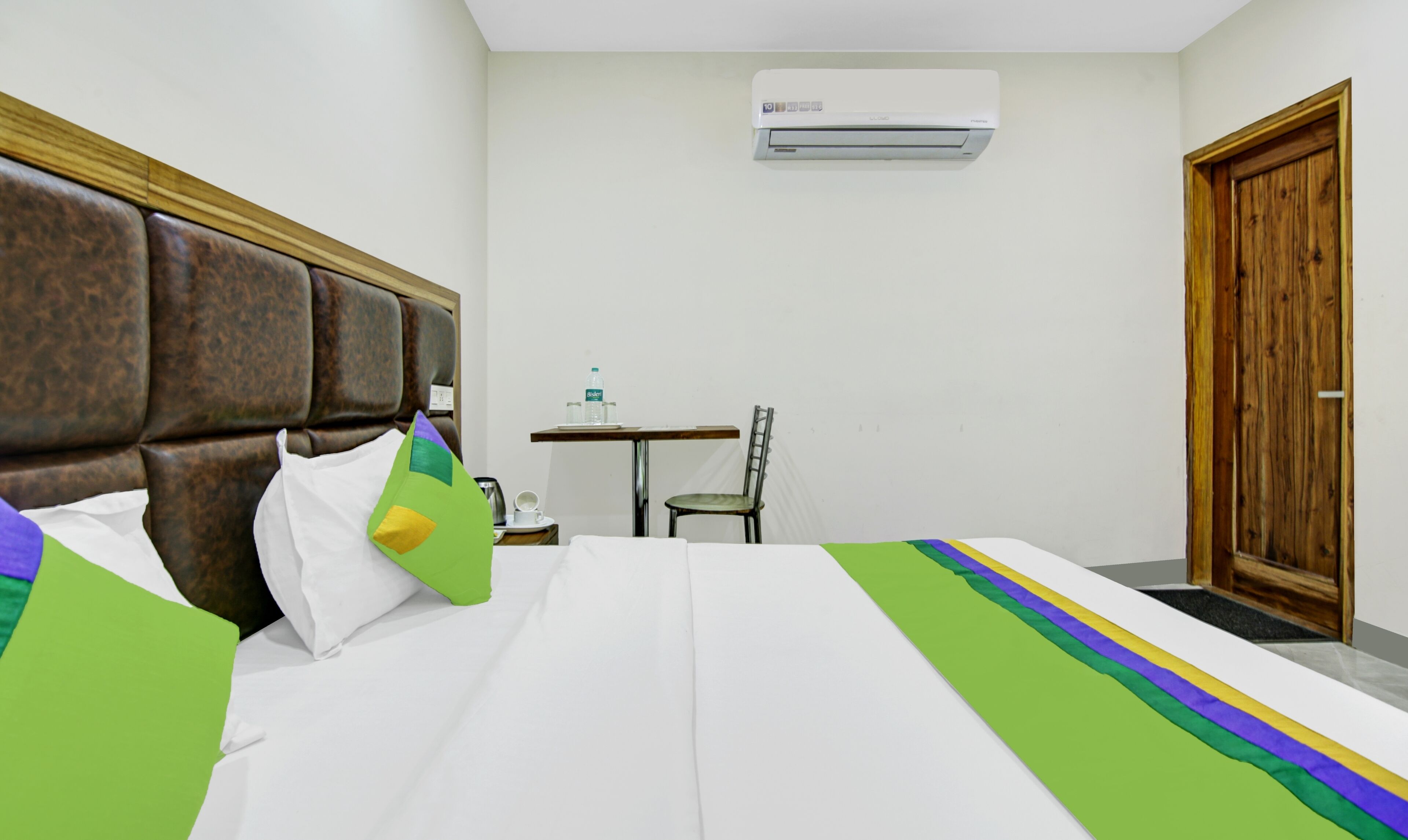 economy room | desk, iron/ironing board