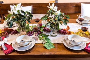 Dining - A spacius and comfortable apartment with a large terrace (Toscana)