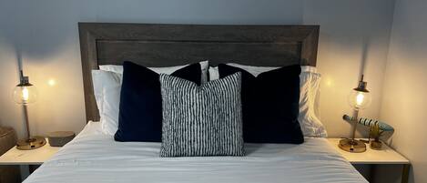 1 slaapkamer, een bureau, gratis wifi, beddengoed