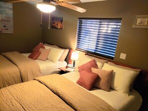 3 soverom, skrivebord, wi-fi (inkludert) og sengetøy