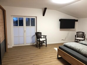 1 bedroom, travel crib, free WiFi, bed sheets