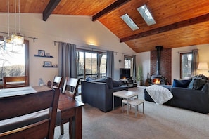 Smart TV, fireplace, printers