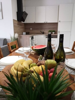 Dining - Pool House Maro-family sized condo with Pool and table tennis (Nin)