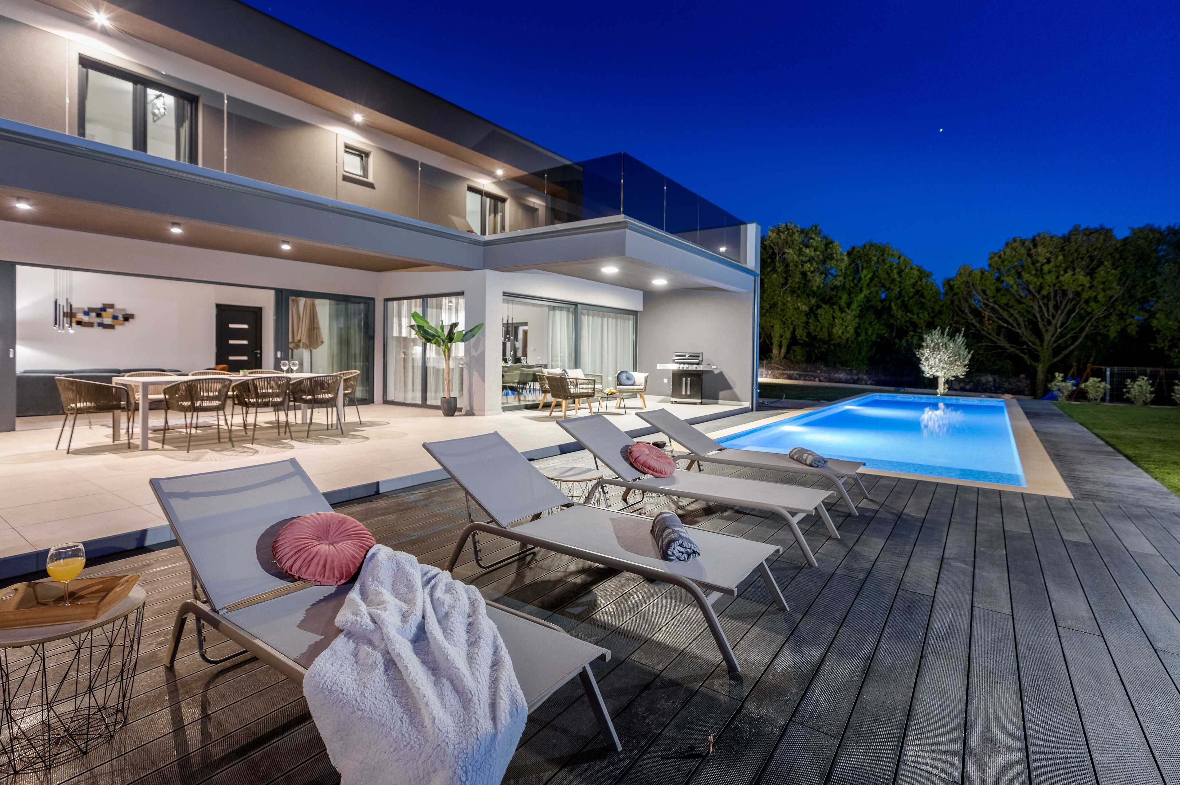 Villa (Six Bedroom Villa with Swimming Pool) | Pool | Outdoor pool, pool umbrellas, sun loungers