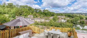 Dawns House in the Peaks overlooking the mill pond