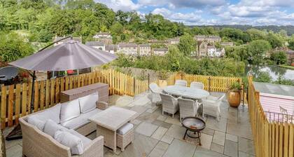 Dawns House in the Peaks overlooking the mill pond