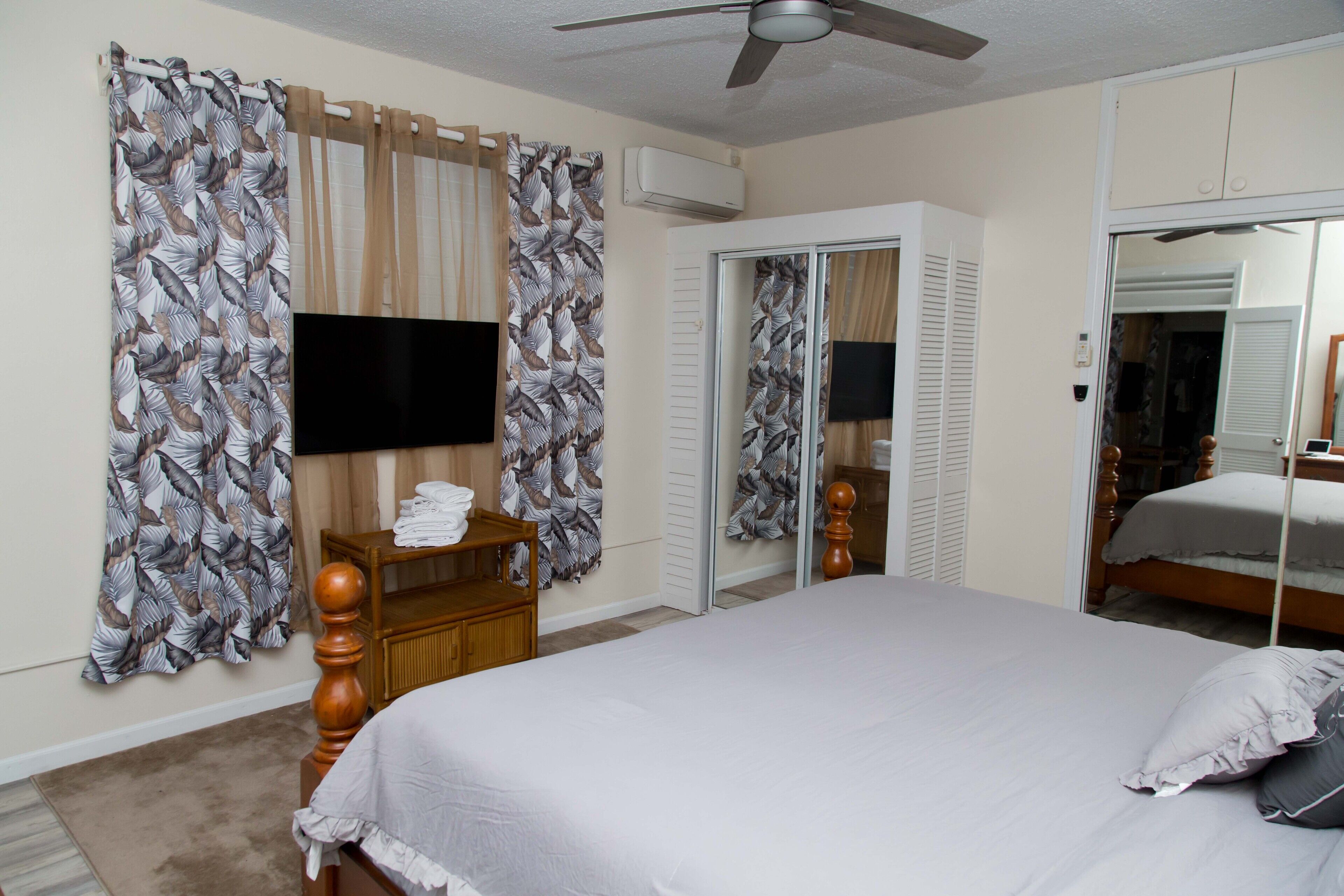 1 sovrum, strykjärn/strykbräda, wi-fi och sängkläder