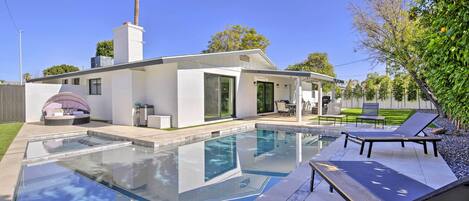 Una piscina climatizada