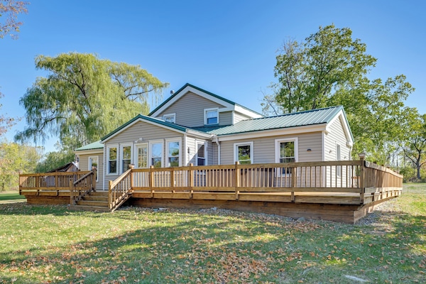 Ovid Vacation Rental | 3BR | 2BA | 2,000 Sq Ft | Step-Free Access