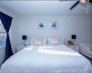 5 soverom, strykejern/-brett, wi-fi (inkludert) og sengetøy