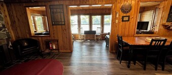 Stowaway Cottage Lakefront Property on Ambajejus Lake, Near Baxter State Park