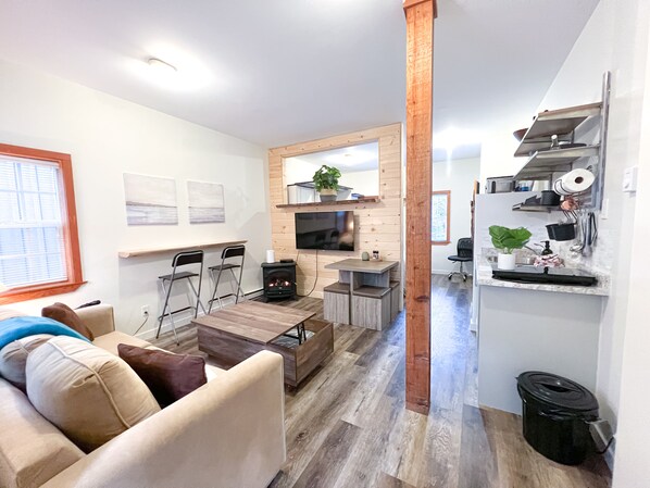 Smart TV, chimenea, Netflix y servicios de streaming 