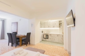 Comfort Apartment | Private kitchen | Full-size fridge, oven, stovetop, espresso maker - Athens Plaka Family Suites (Athens)