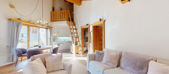 Beautiful, stylishly furnished 2-room flat on the 2nd floor with gallery, 60 m2,