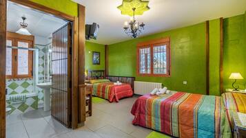 4 chambres, fer et planche Ă repasser, Wi-Fi gratuit, draps fournis