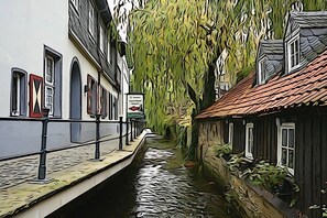 Property grounds - Modern apartment with WLAN in the old town (near the market square) (Goslar)