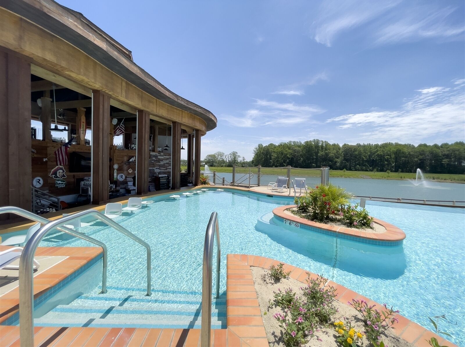 Indoor pool, a heated pool