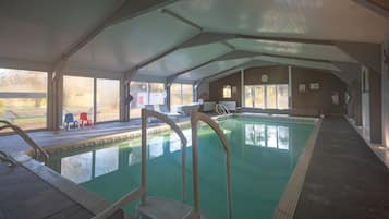Indoor pool, a heated pool