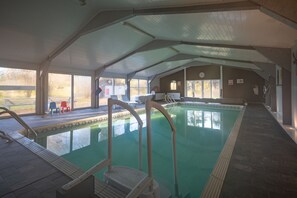 Indoor pool, a heated pool