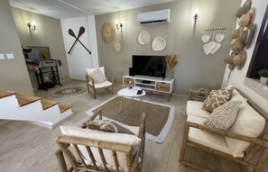 TV connectée, cheminée