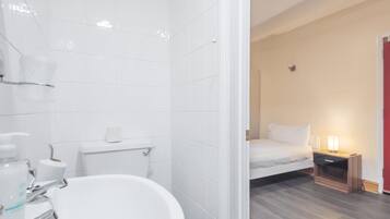 Classic Single Room | Bathroom | Shower, hair dryer, towels, soap