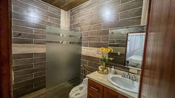 Towels, soap, shampoo
