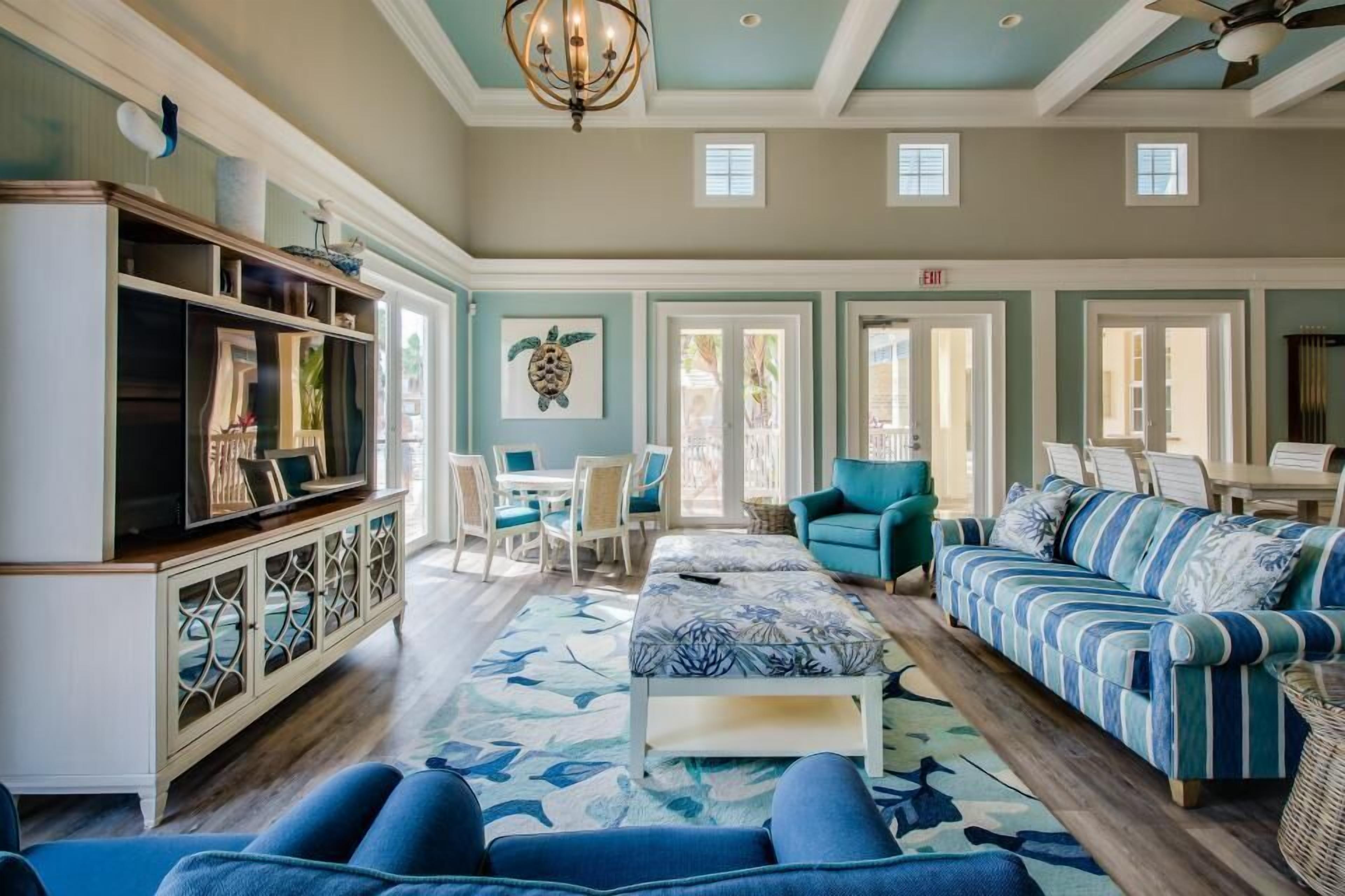 TV, fotballspill og kontorer