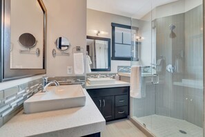 Hair dryer, towels