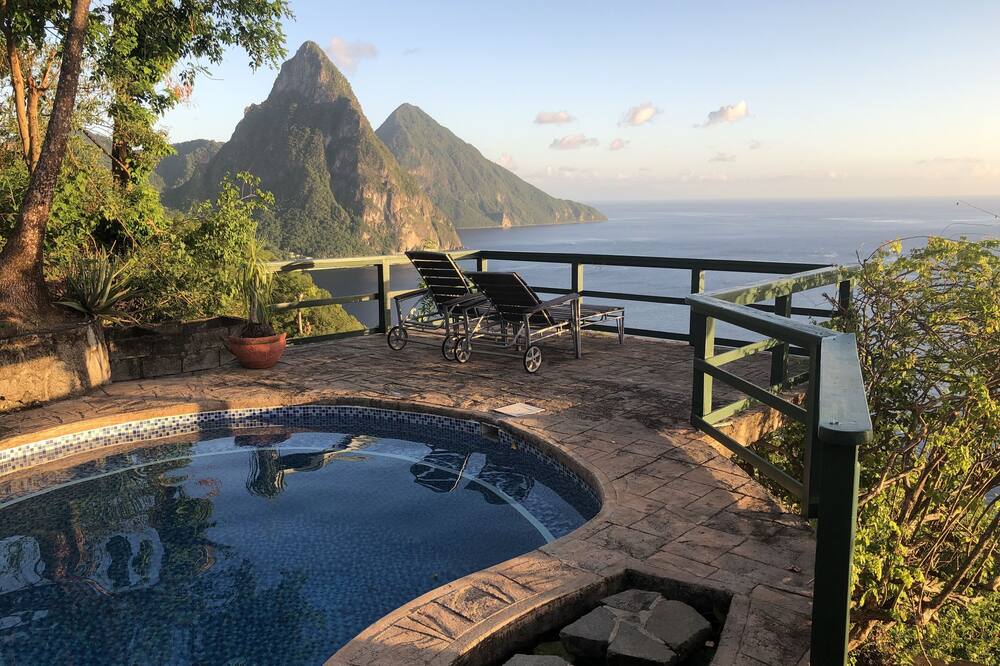 Indulge in Breath-taking Piton Views from Your Private Eco-Friendly Villa