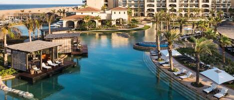 Outdoor pool, an infinity pool