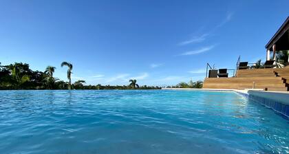 " New " Luxury villa with sea view and coconut trees in Las Terrenas