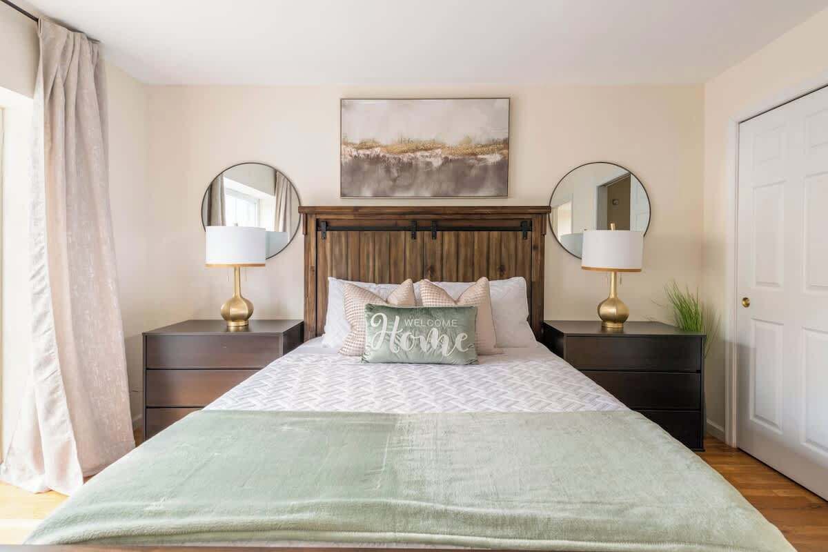 2 bedrooms, desk, iron/ironing board, free WiFi