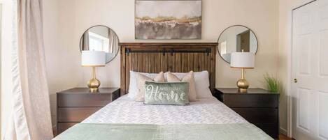 2 bedrooms, desk, iron/ironing board, free WiFi
