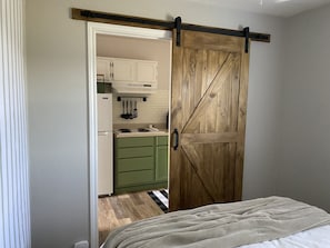 1 bedroom, iron/ironing board, travel crib, free WiFi