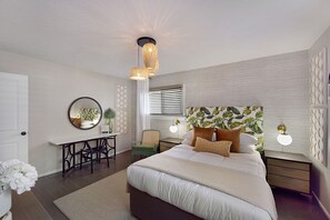 3 chambres, bureau, Wi-Fi gratuit, draps fournis