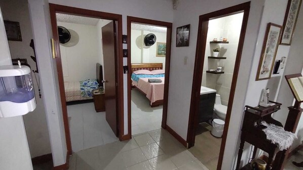 2 chambres, Wi-Fi, literie fournie