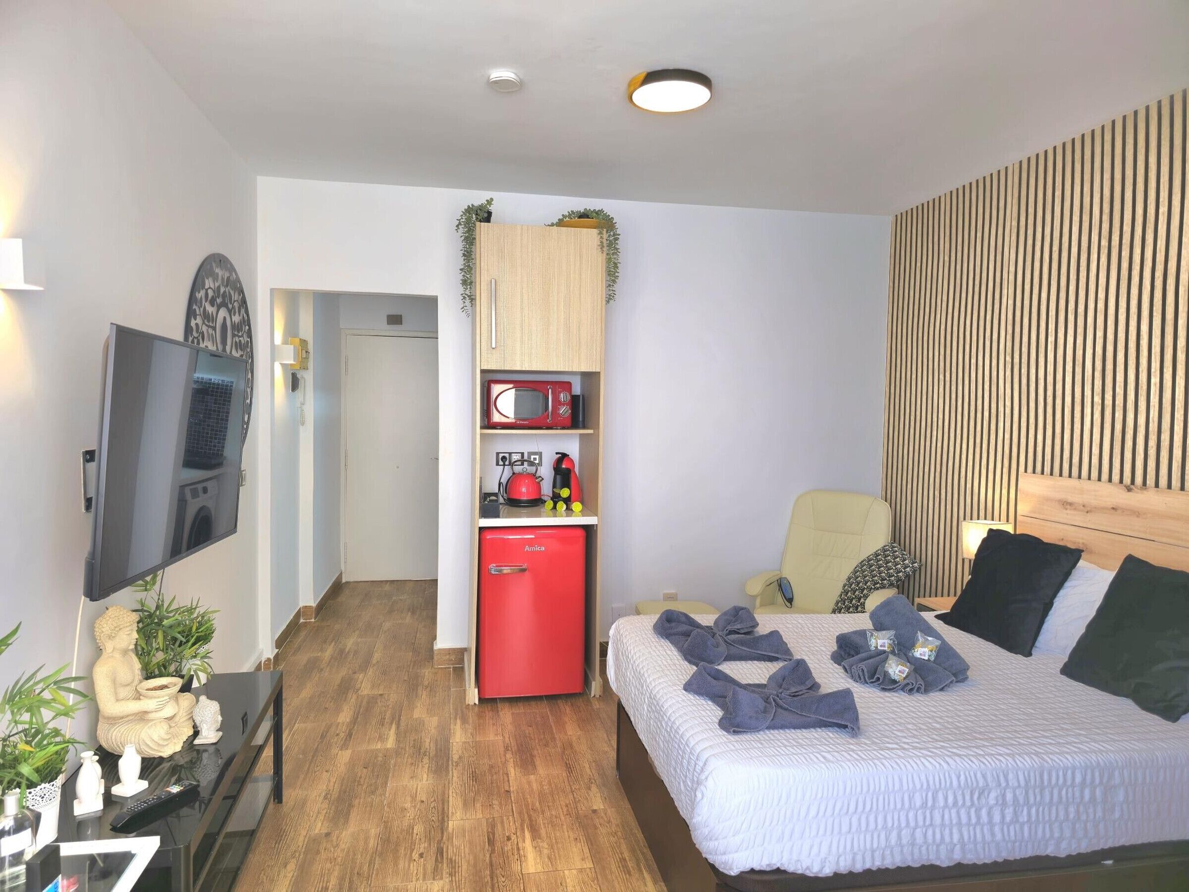 1 chambre, accès au Wi-Fi (inclus), literie fournie