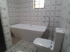 Shower, towels - 3JD Lavishly Furnished 3 Bed Apartments  (Lagos)