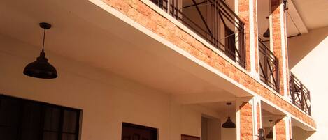 Majoituspaikan julkisivu