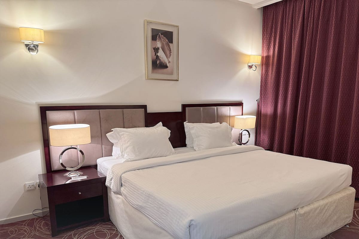 3 slaapkamers, lakens van Egyptisch katoen, luxe beddengoed, een minibar