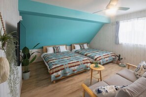 Villa | 4 slaapkamers, individueel gedecoreerd, een bureau, een laptopwerkplek