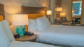 Iron/ironing board, free WiFi, alarm clocks
