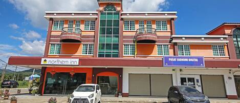 Voorkant van accommodatie