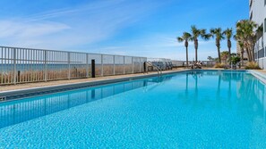 Indoor pool, a heated pool - Gulf Views, Amazing Location, Gulf-Front Pool + Free Attraction Tickets! (Panama City Beach)