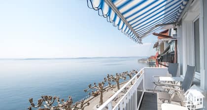 3-Zi-Wohnung mit Balkon direkt an der Seepromenade