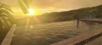 Villa Maho with breathtaking views